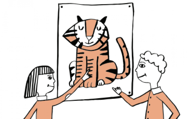 Tiger Challenge Associates Cartoon Graphic