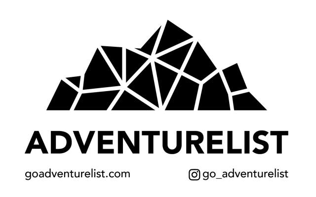 Adventurelist logo with mountain graphic