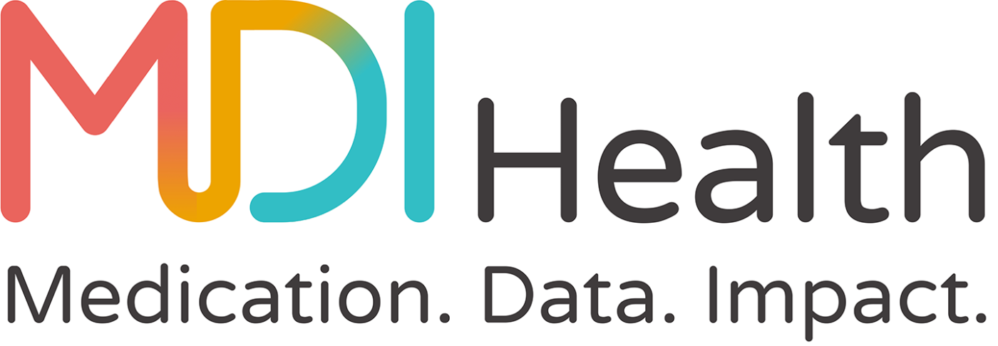 MDI Health logo with tagline Medication Data Impact