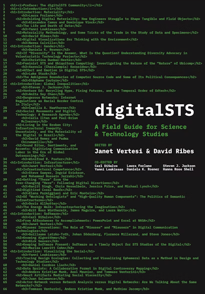 DigitalSTS: A Fieldguide for Science & Technology Studies book cover