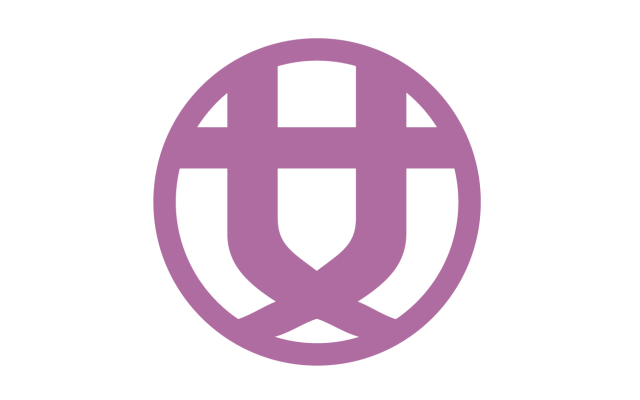 Logo is a purple stylized version of the Chinese character for female