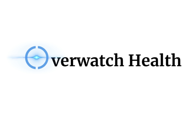 Stylized blue letter O before full name Overwatch Health